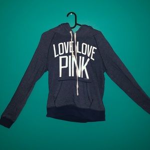 Navy blue Victoria’s Secret hoodie